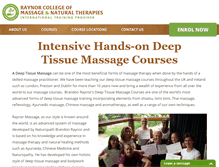 Tablet Screenshot of deep-tissue-massage-course.co.uk